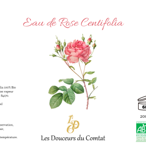 EAU DE ROSE CENTIFOLIA - BIO 100% Vaucluse